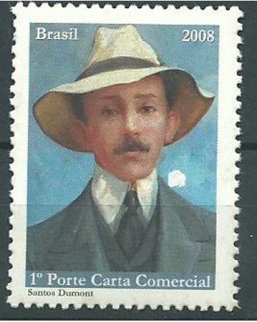 C2742 SANTOS DUMONT  HERÓI NACIONAL 2008 - MINT 8993